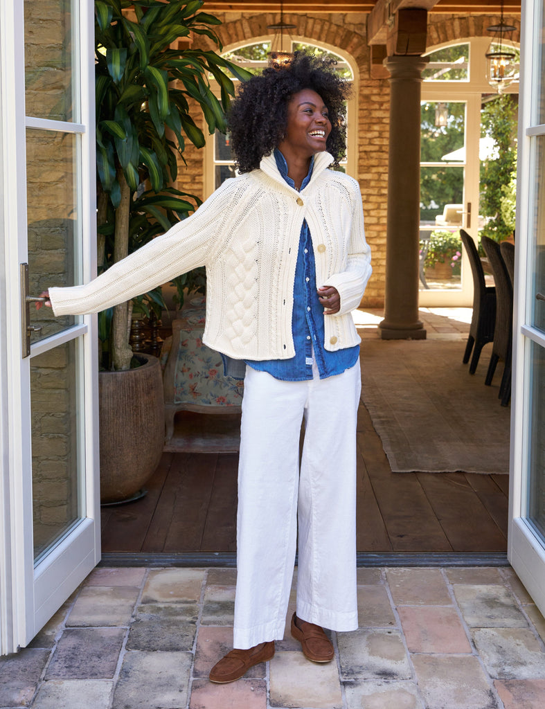MINI COTSWOLDS Ivory, Pure Italian Cotton