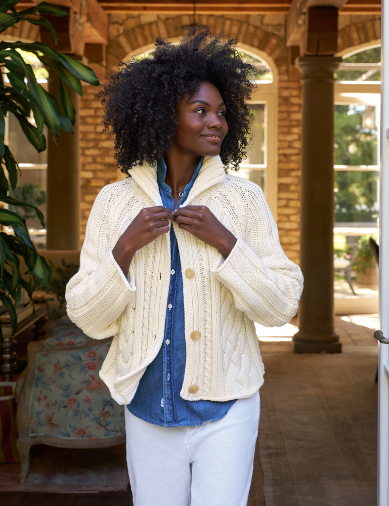 MINI COTSWOLDS Ivory, Pure Italian Cotton