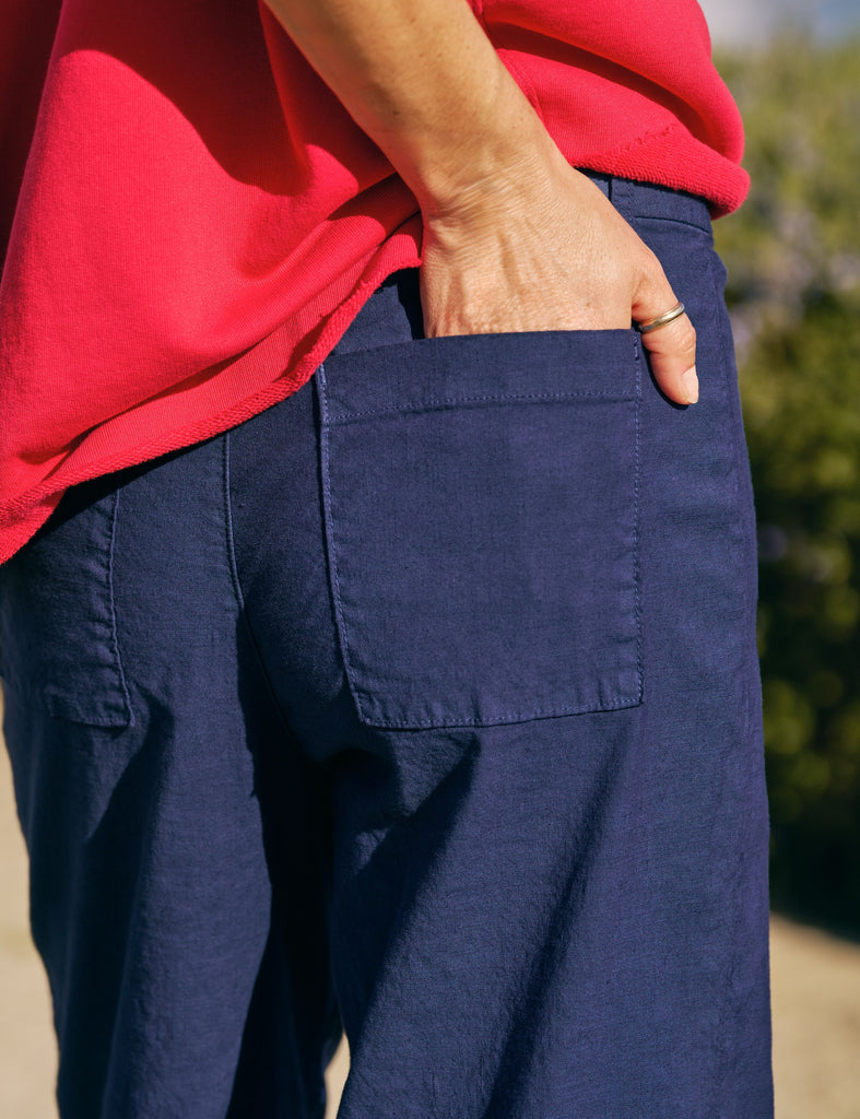 WEXFORD Summer Navy, Italian Performance Linen