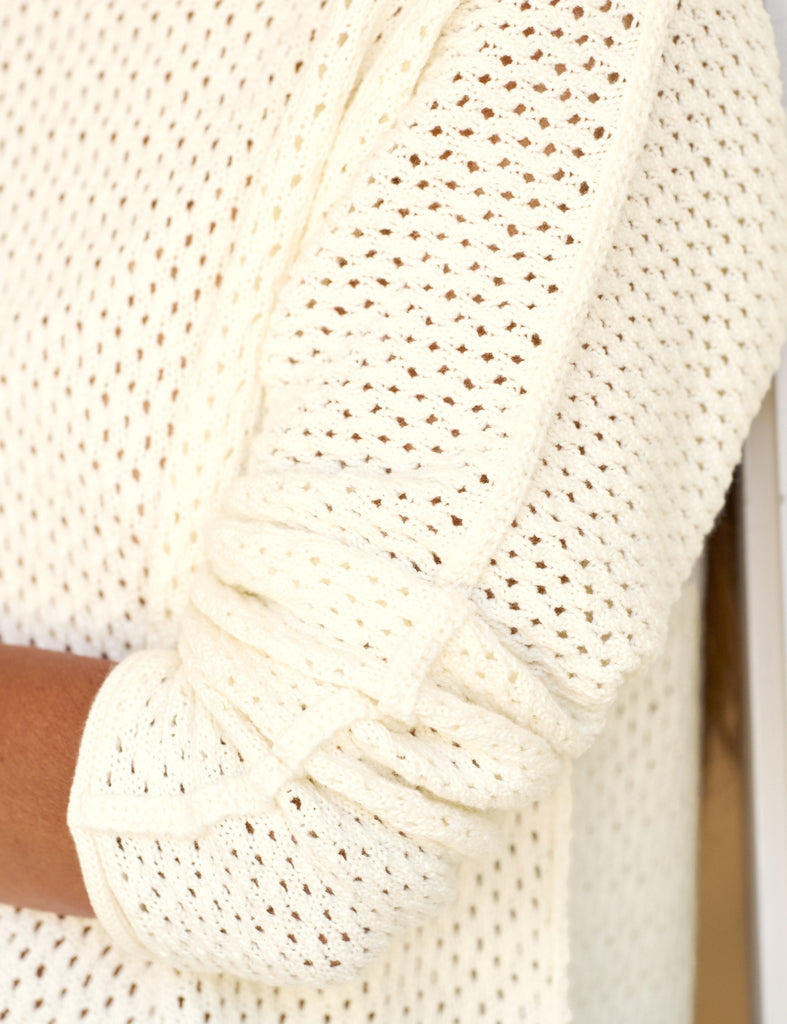 MONTEREY POINTELLE Ivory, Pure Italian Cotton