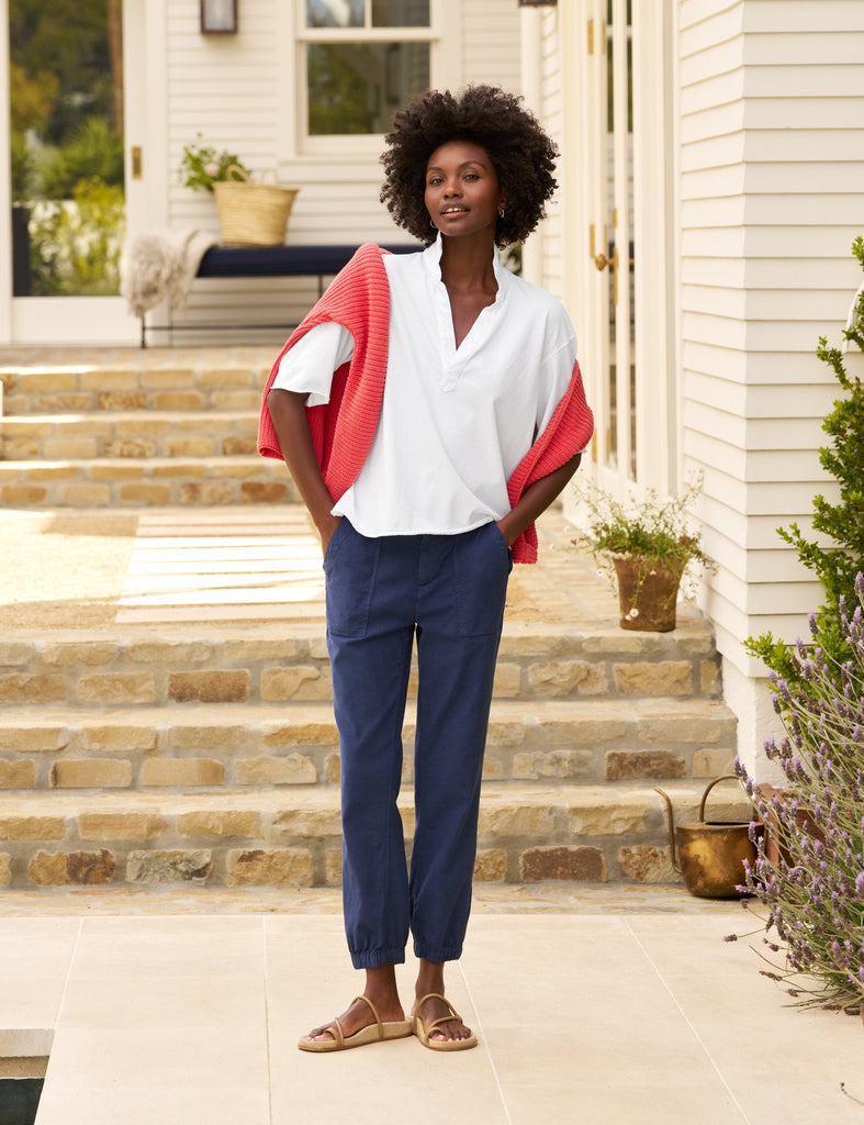 JAMESON Summer Navy, Italian Performance Linen