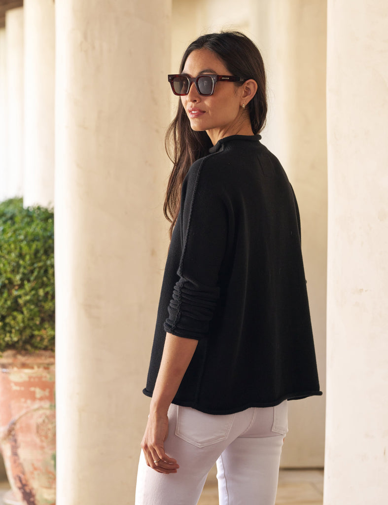 MONTEREY Black, Pure Italian Cotton