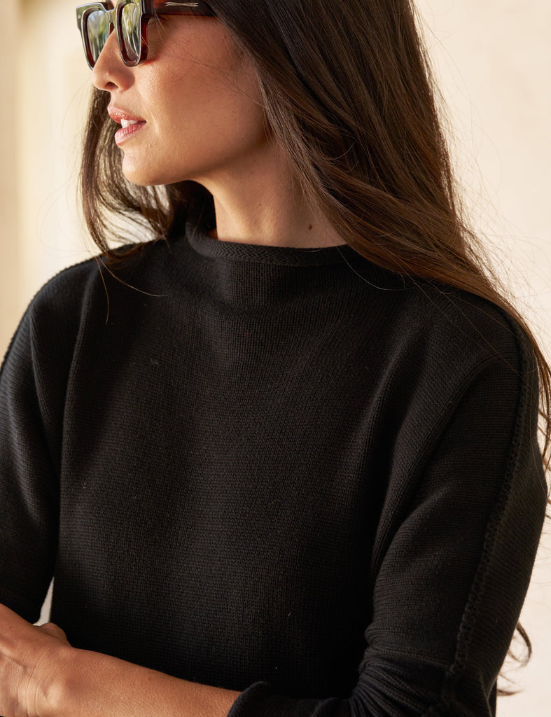 MONTEREY Black, Pure Italian Cotton