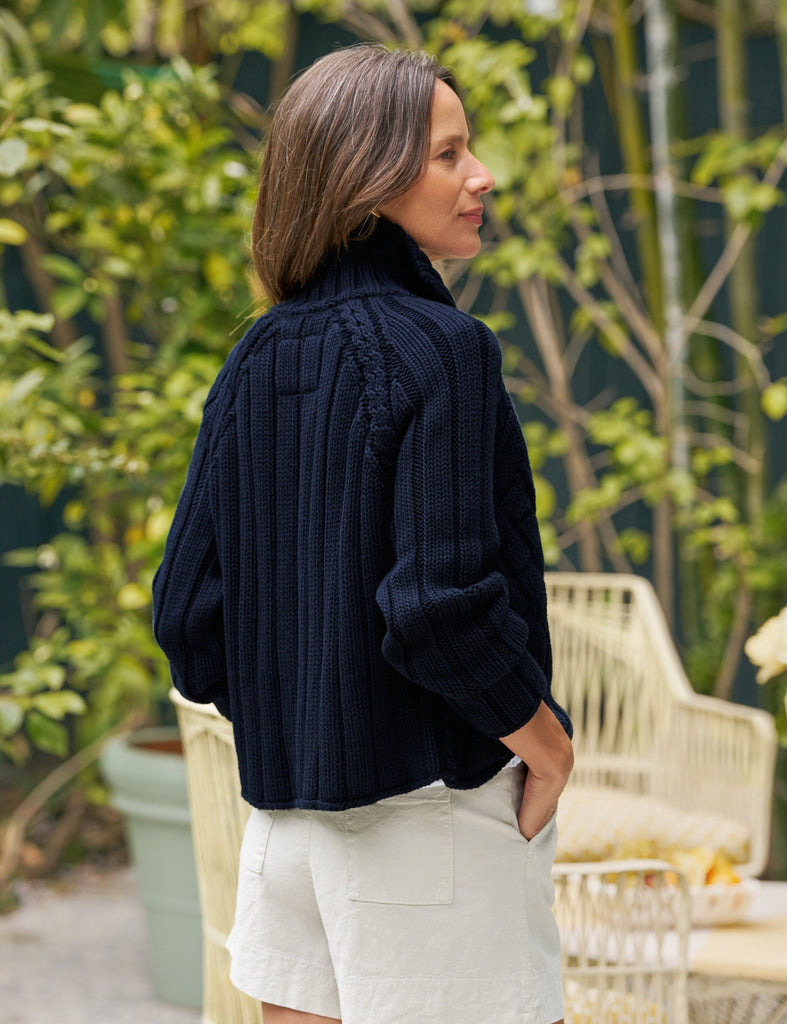 MINI COTSWOLDS Marine, Pure Italian Cotton
