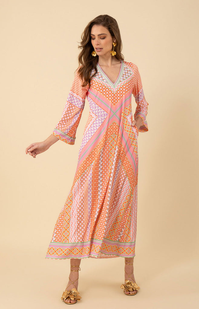 Henley Jersey Maxi Dress