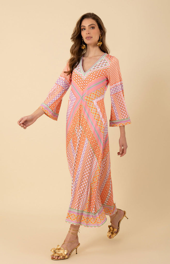 Henley Jersey Maxi Dress
