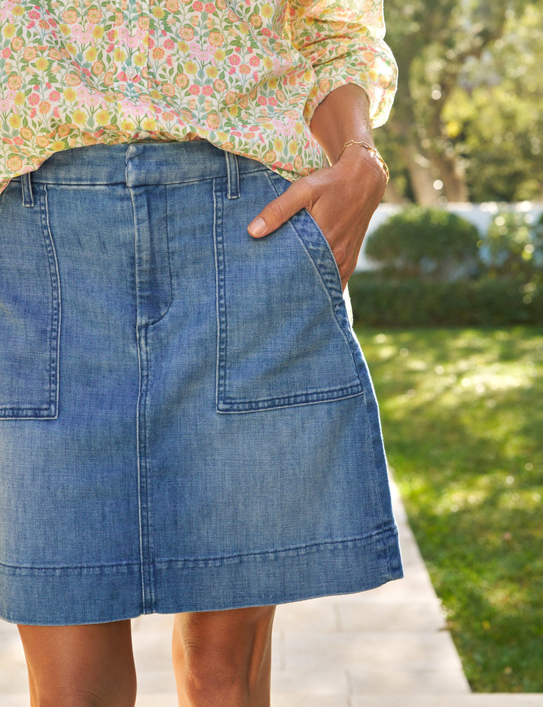 JAMESON SKIRT 1968 Wash, Italian Dream Light Denim