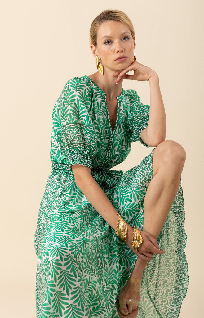 Estella Organza Maxi Dress