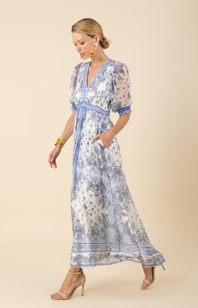 Lilian Chiffon Maxi Dress