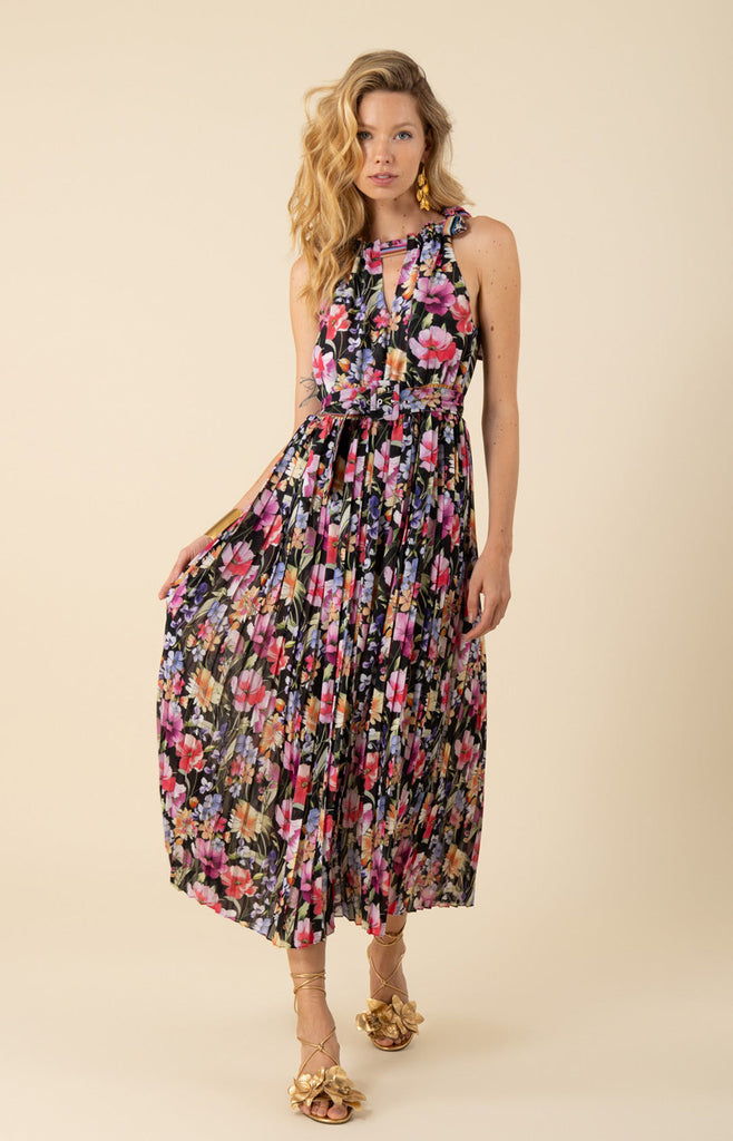Chelsea Chiffon Pleated Dress