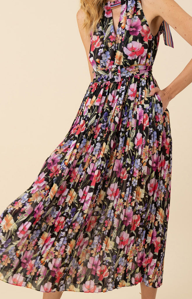 Chelsea Chiffon Pleated Dress