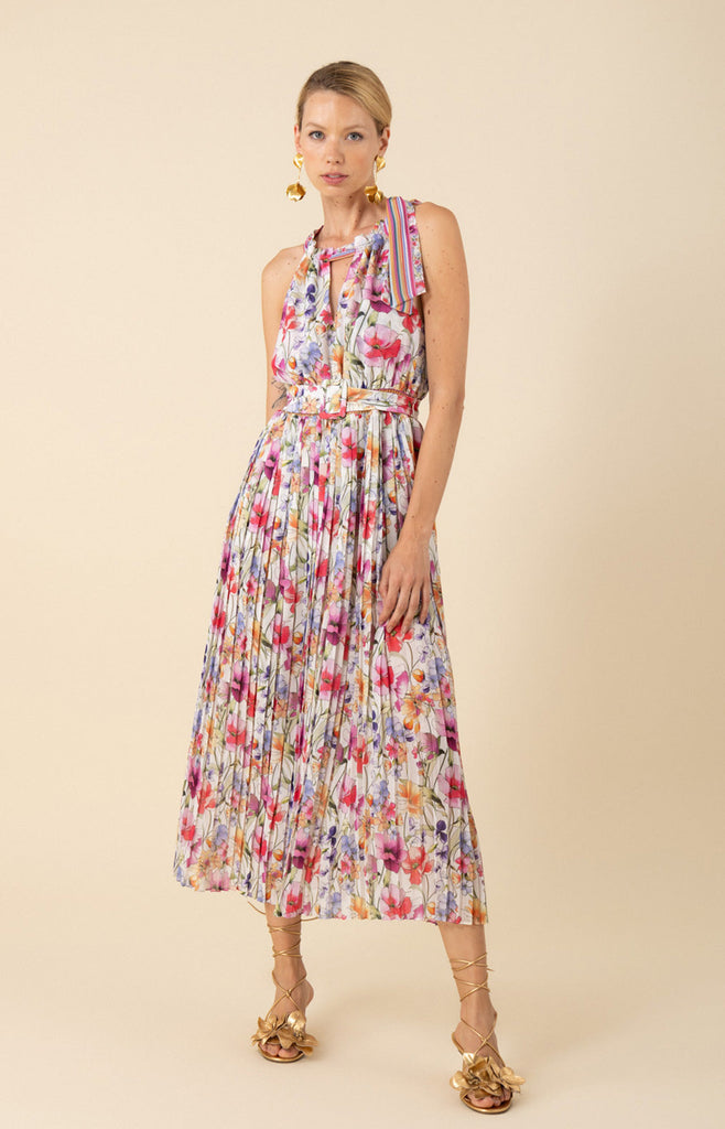 Chelsea Chiffon Pleated Dress