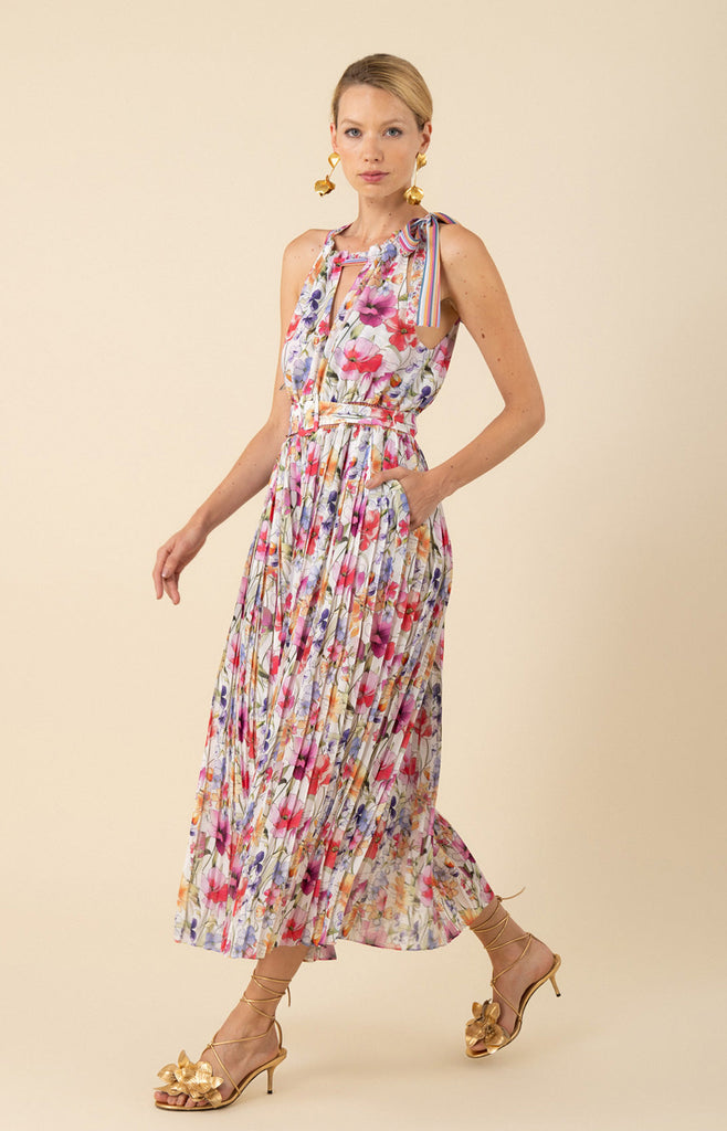Chelsea Chiffon Pleated Dress