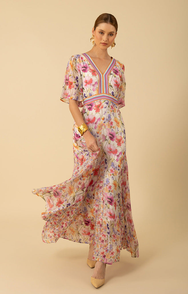 Mariam Chiffon Maxi Dress