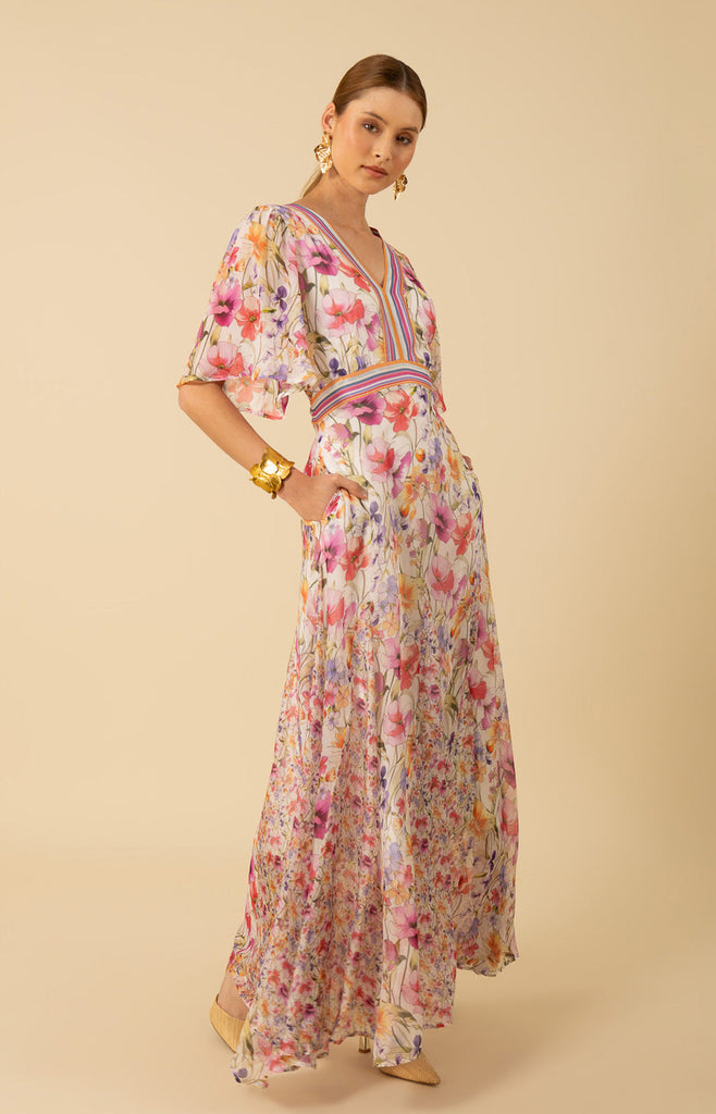 Mariam Chiffon Maxi Dress