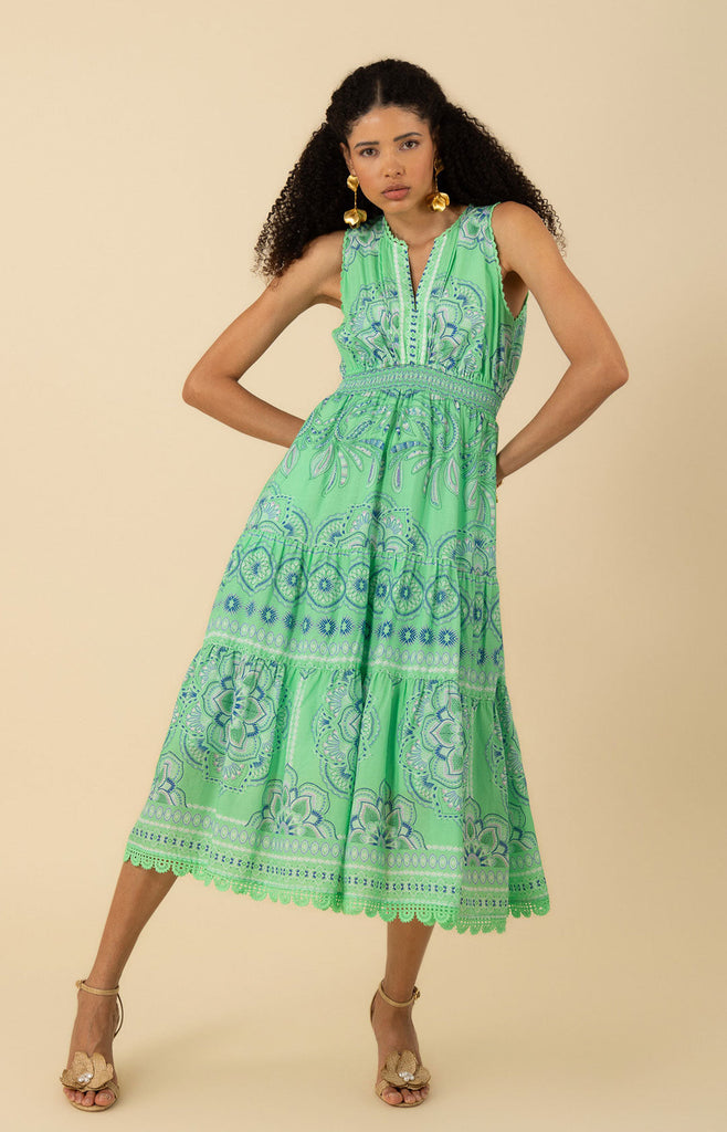 Liv Voile Midi Dress