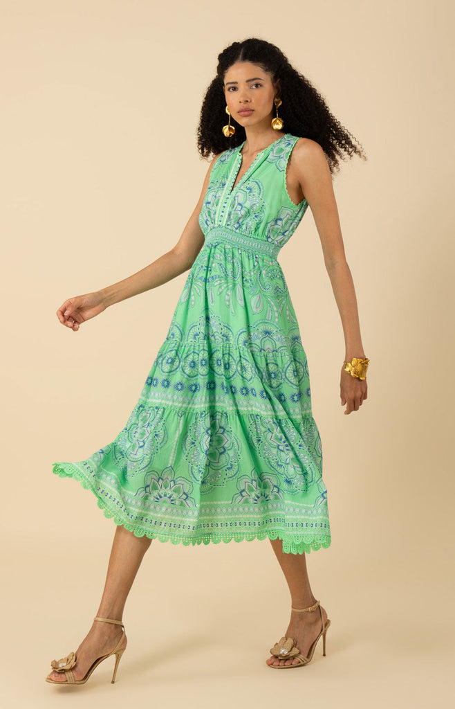 Liv Voile Midi Dress