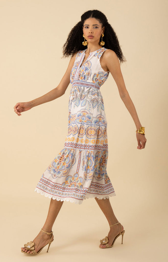 Liv Voile Midi Dress