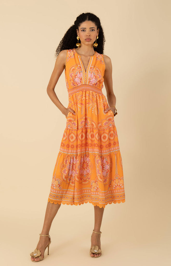 Liv Voile Midi Dress