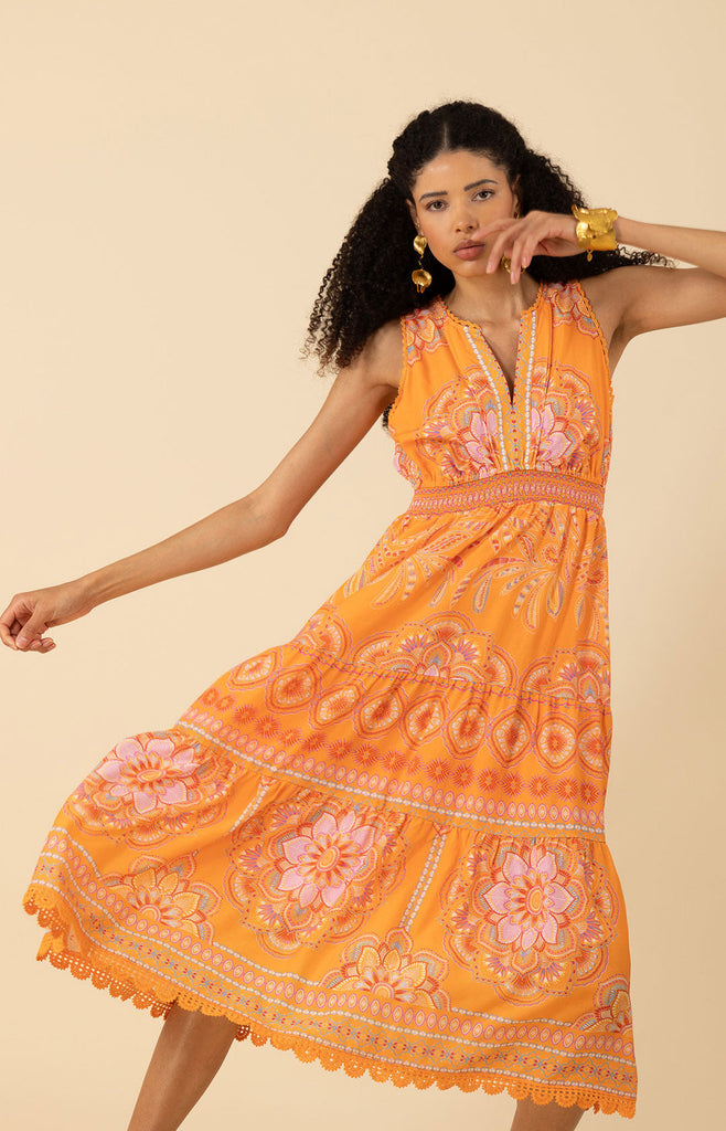Liv Voile Midi Dress
