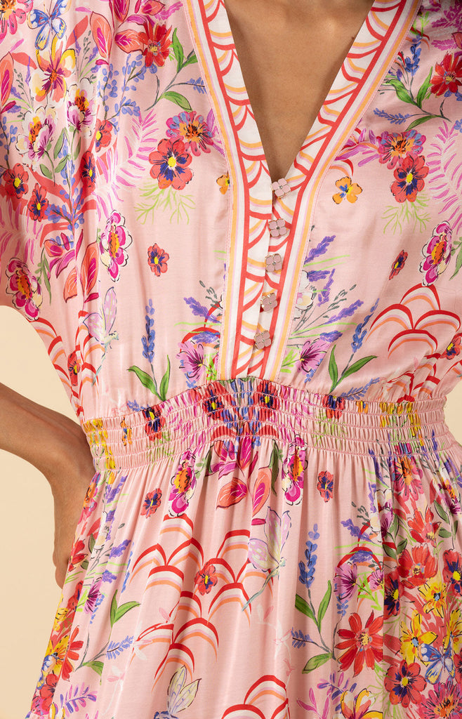 Zahra Kimono Midi Dress