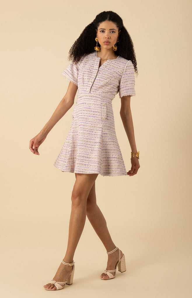 Maxine Boucle Tweed Dress