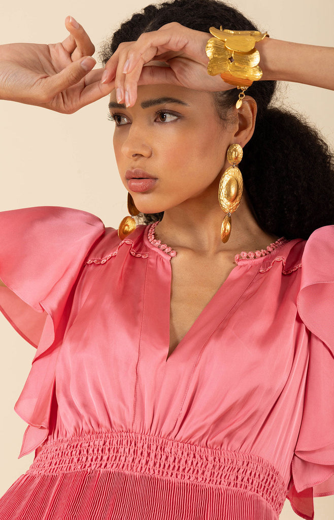 Della Solid Dress