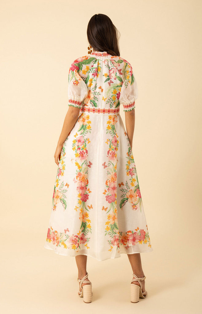 Alaiya Organza Maxi Dress