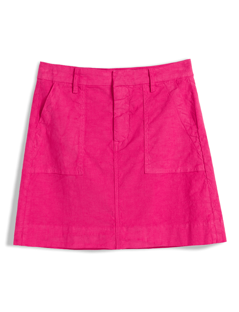 JAMESON SKIRT Guava, Italian Performance Linen
