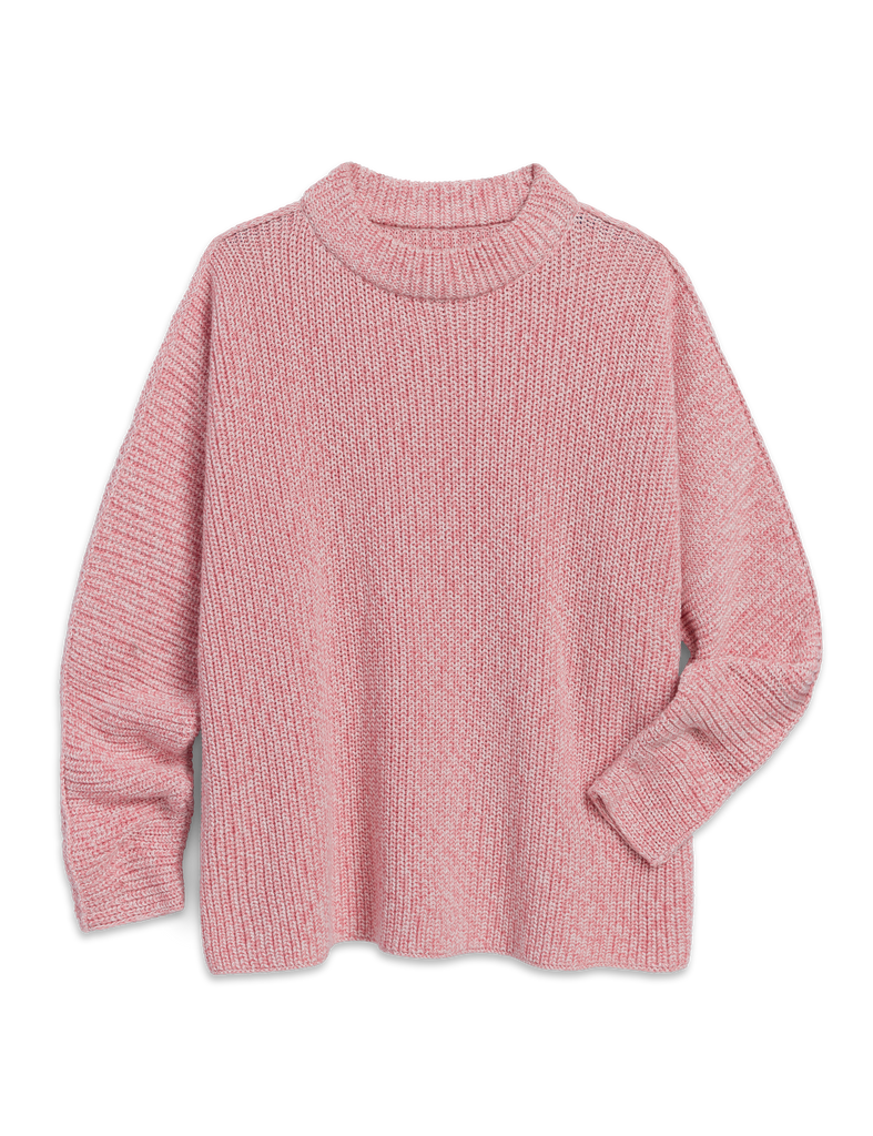 MONTECITO SWEATER Coral Reef, Pure Italian Cotton