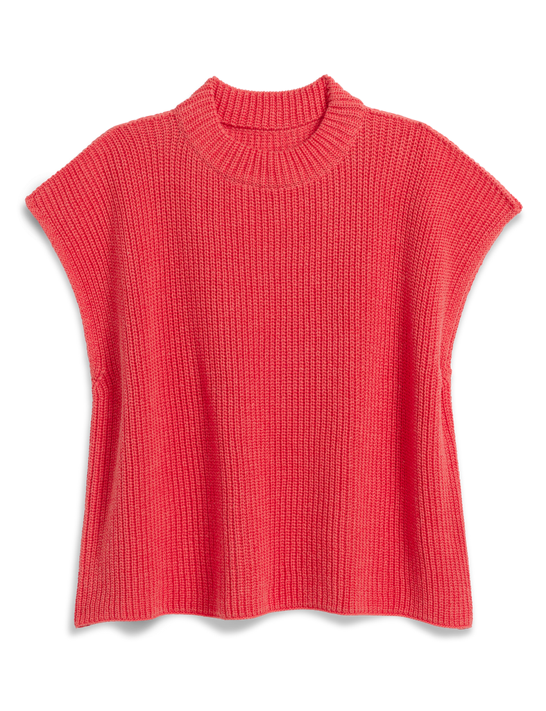 MONTECITO VEST Lobster, Pure Italian Cotton