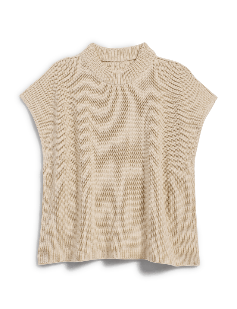MONTECITO VEST Sand, Pure Italian Cotton