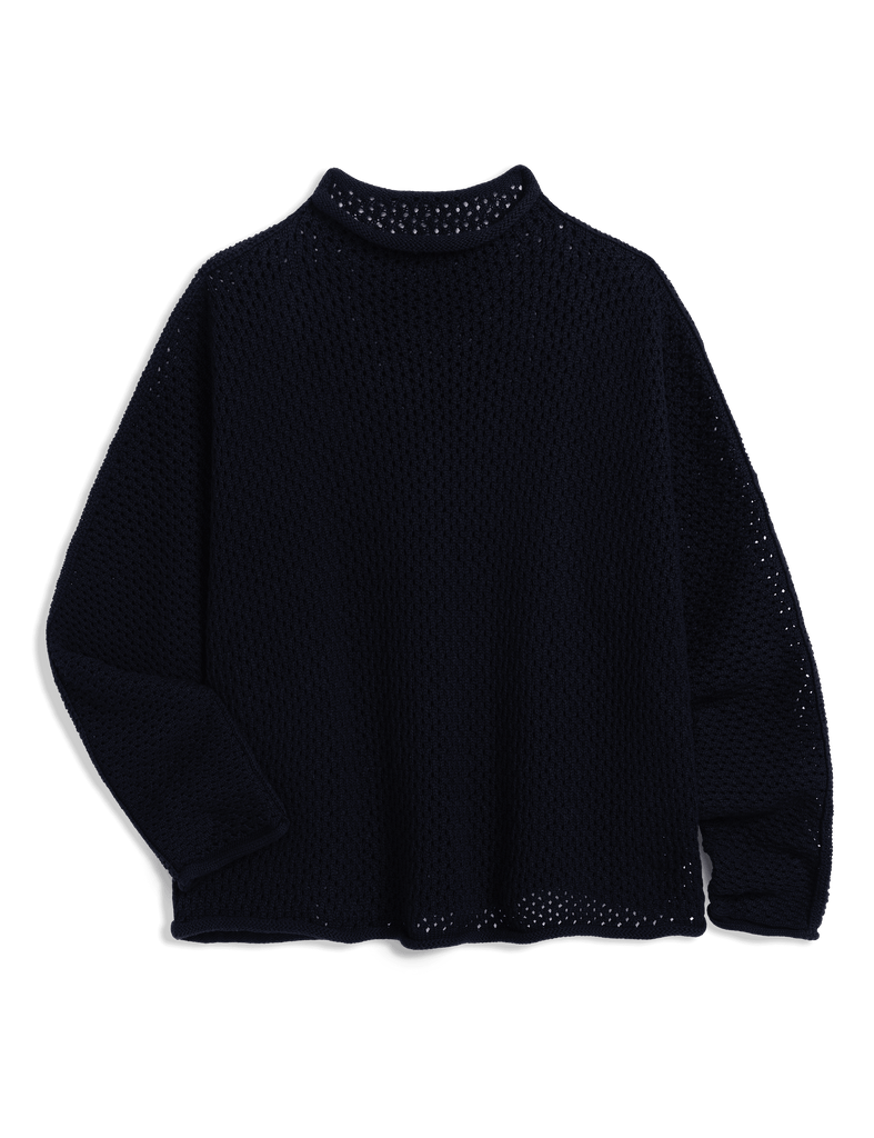 MONTEREY POINTELLE Marine, Pure Italian Cotton