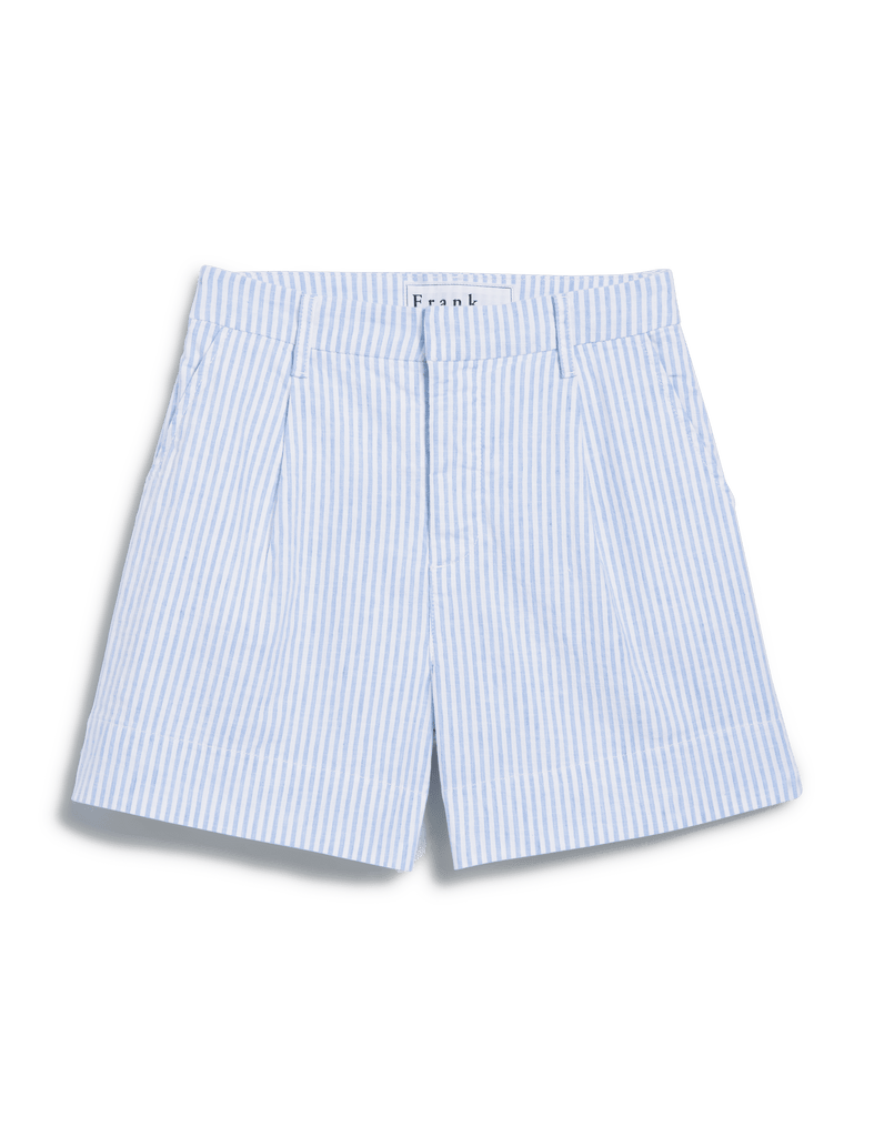 WATERFORD Blue and White Stripe, Italian Performance Linen