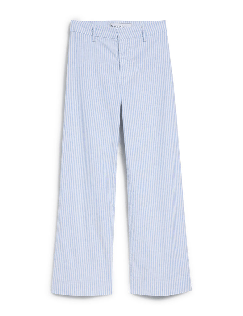 WEXFORD Blue and White Stripe, Italian Performance Linen